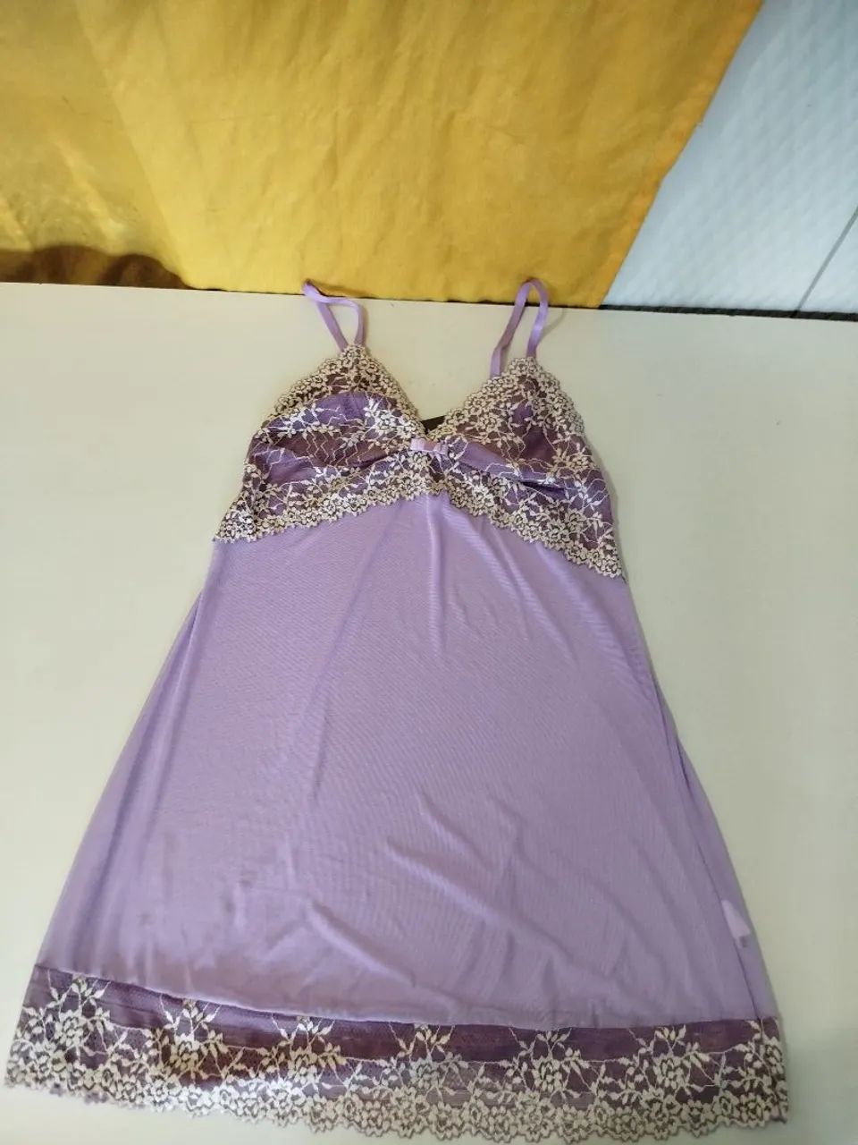 Camisola de renda rosa - Foto 2
