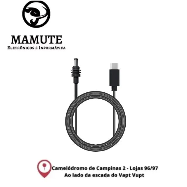 Cabo Alimentação Starlink Mini USB C para DC  2 metros 