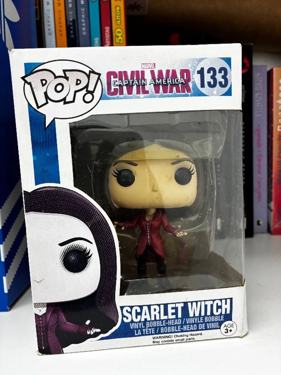 Funko Pop Marvel Guerra Civil 133: Feiticeira Escarlate