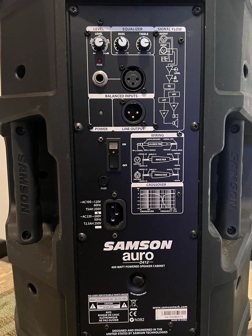 Caixa de Som Ativa Samson Auro 400 watts - Foto 3