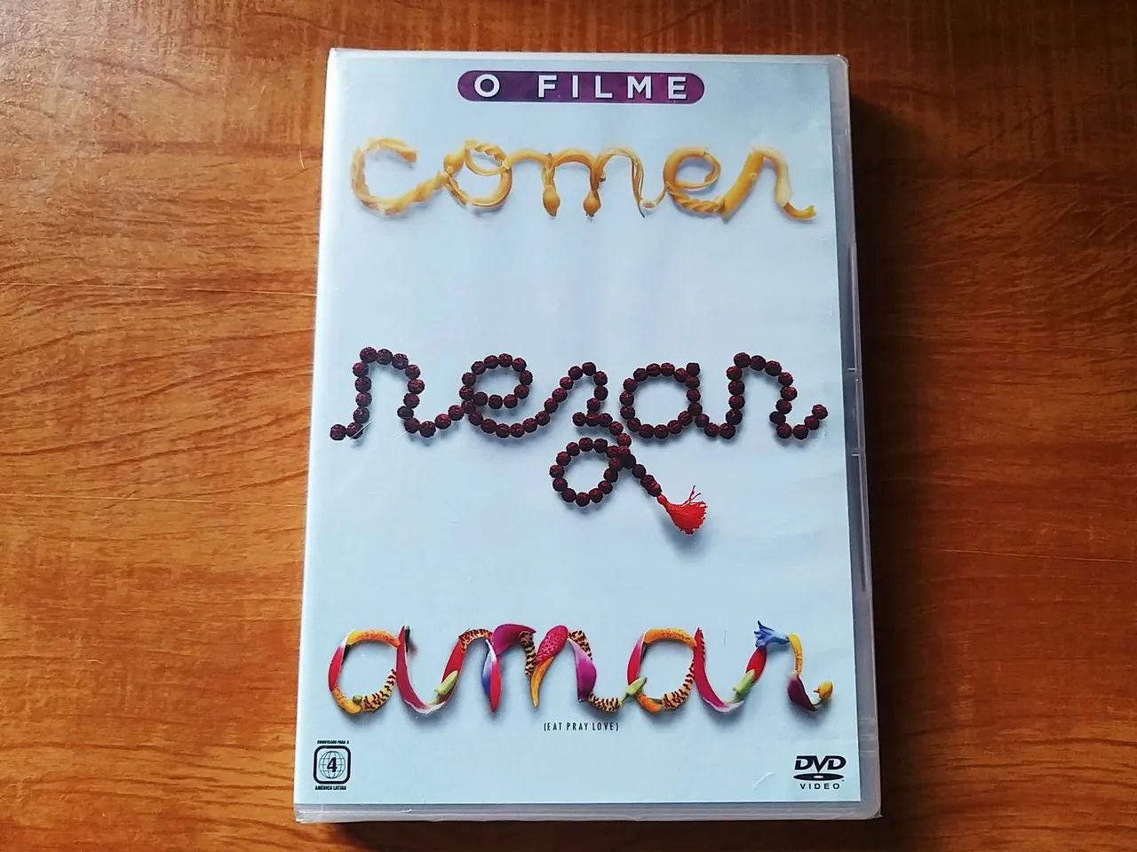 DVD Comer Rezar Amar com Julia Roberts 