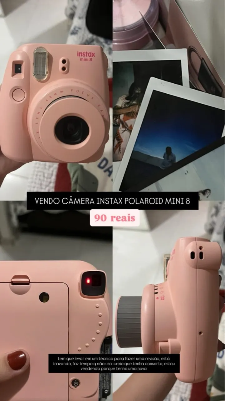 Câmera Instax Mini 8 - Polaroid