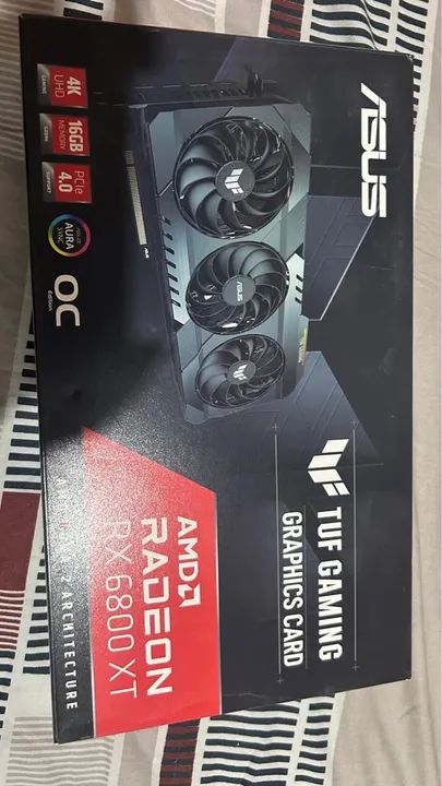 Placa de Vídeo ASUS TUF Gaming Radeon RX 6800 XT OC