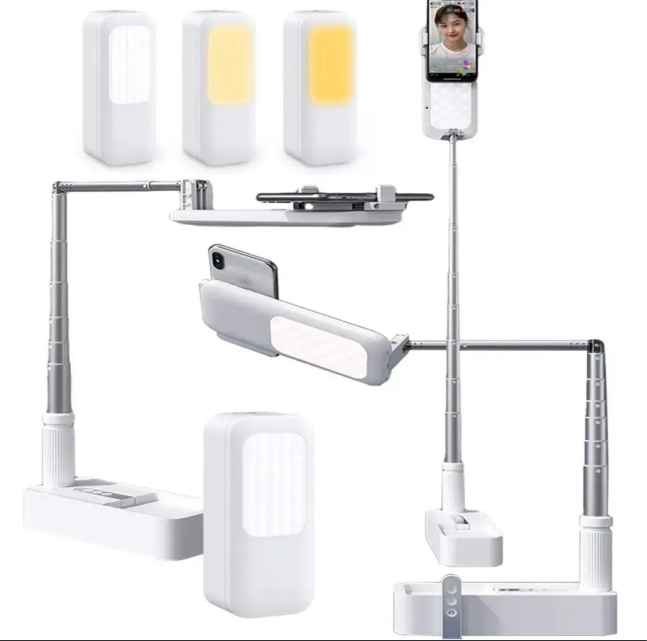 Suporte telefone para lives e iluminação Bluetooth - Foto 3
