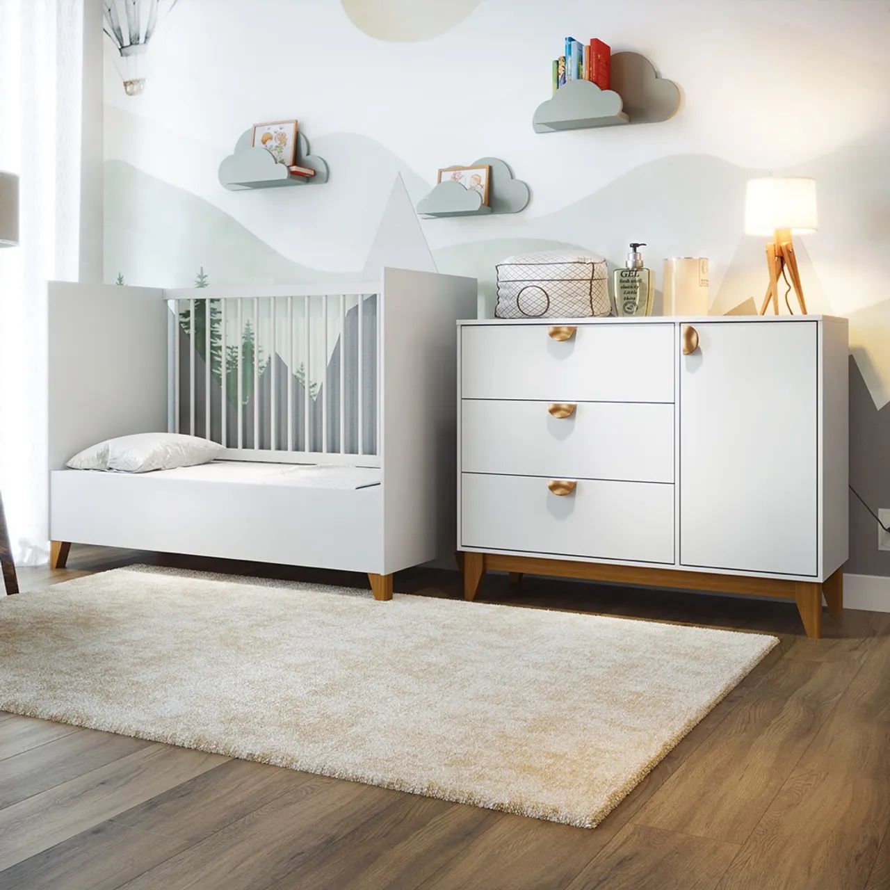 Quarto de Bebê Moderno e Confortável OPORTUNIDADE tt86 - Foto 3