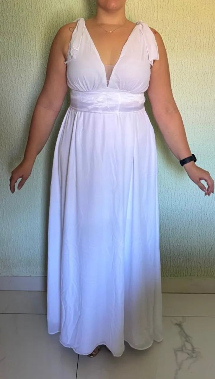 Vestido De Noiva Civil - Simples - Foto 2