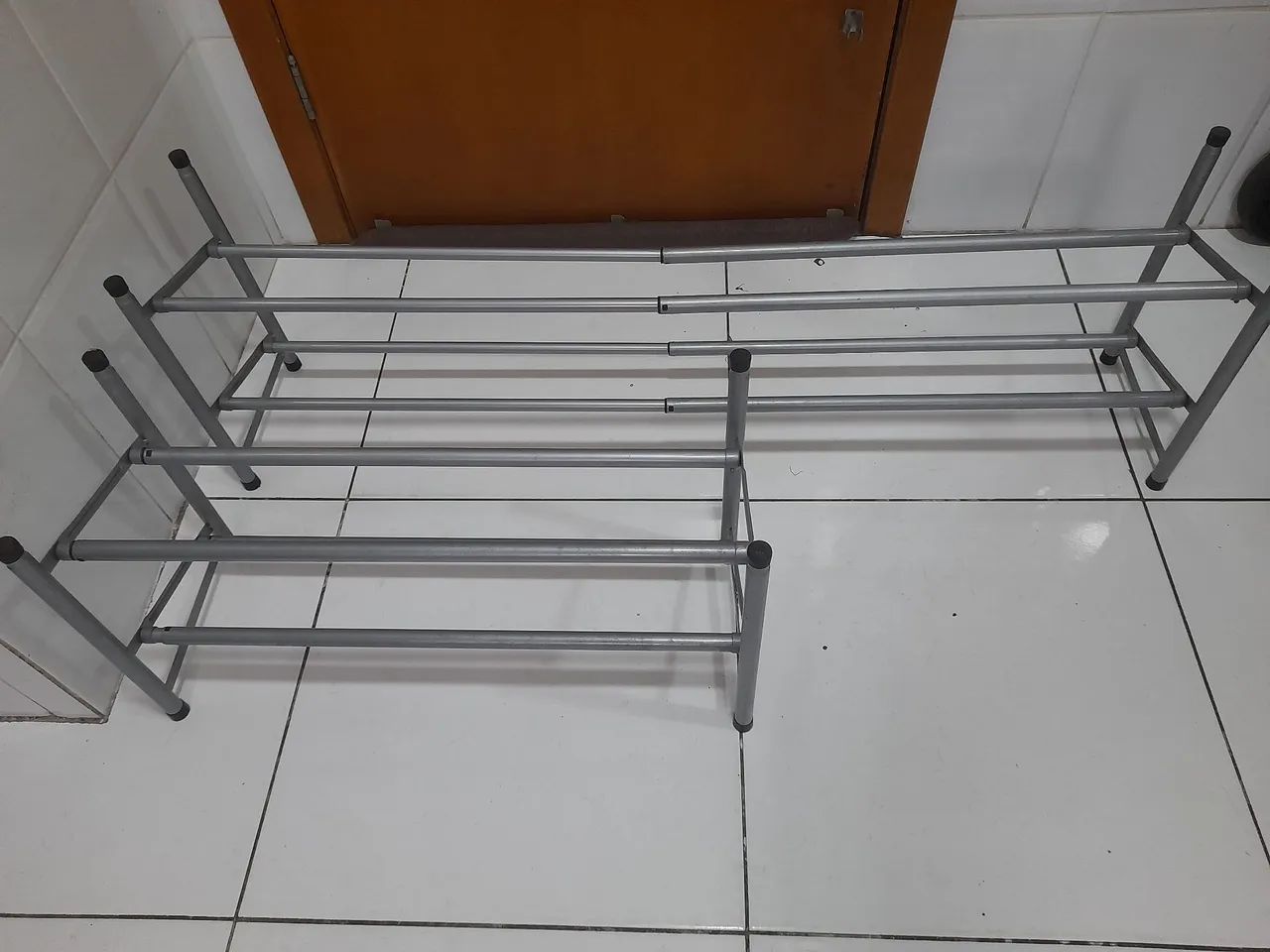 Sapateira dupla deslizante de metal