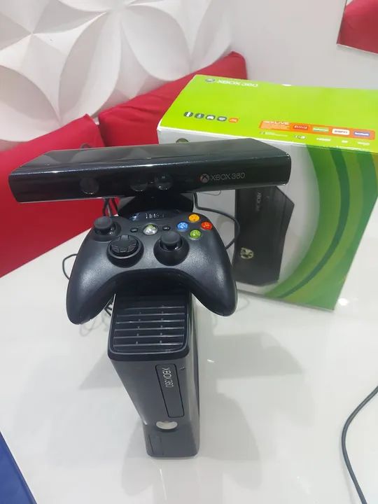 Xbox 360 com Kinect e Controle - Foto 5