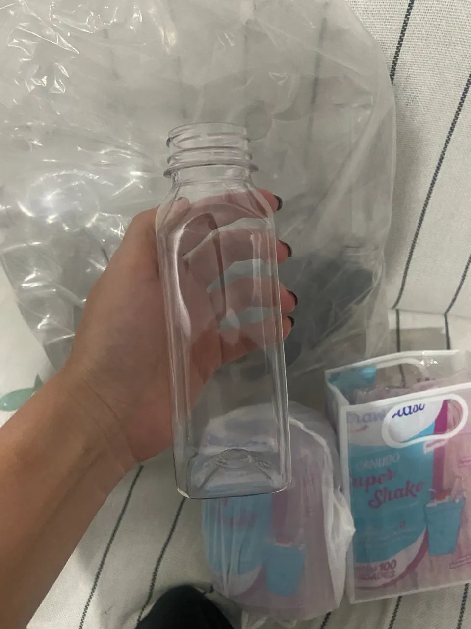 Garrafa de açaí 300ml e kit  - Foto 2