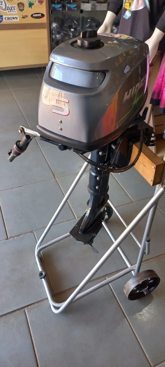MOTOR 2T HIDEA 5 HP OPORTUNIDADE!!! - Foto 4
