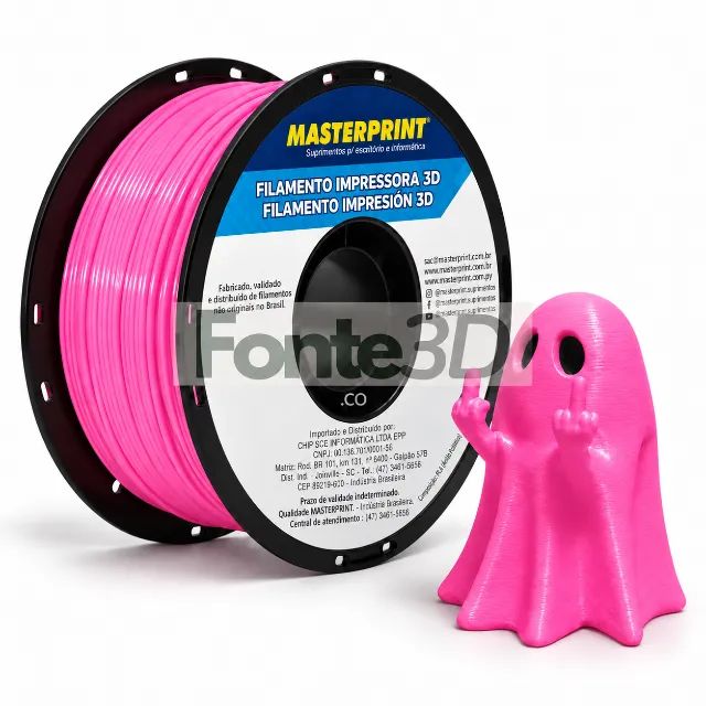 Filamento Petg Rosa - 1 Kg Masterprint