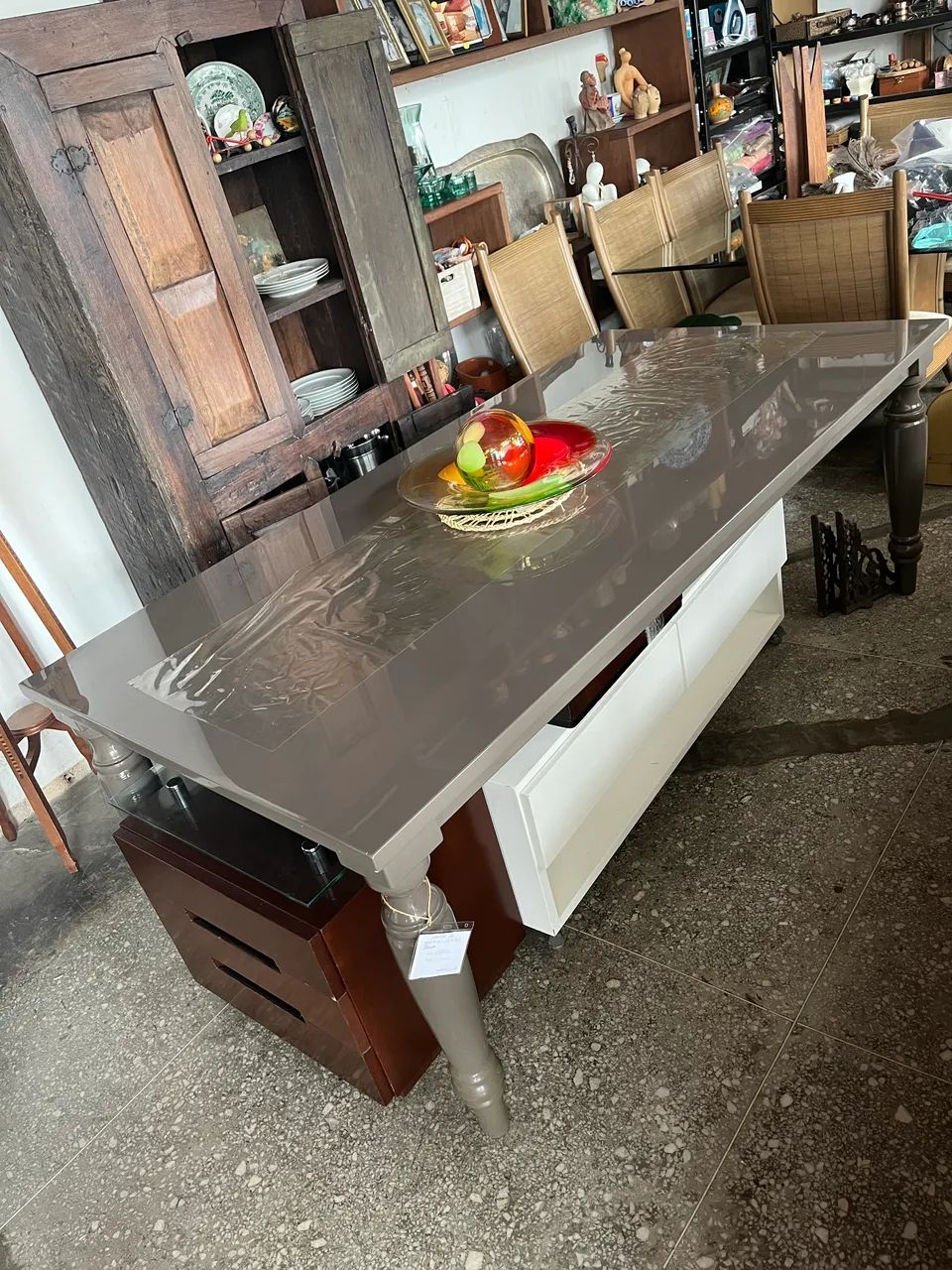Mesa cinza Florense - Foto 4