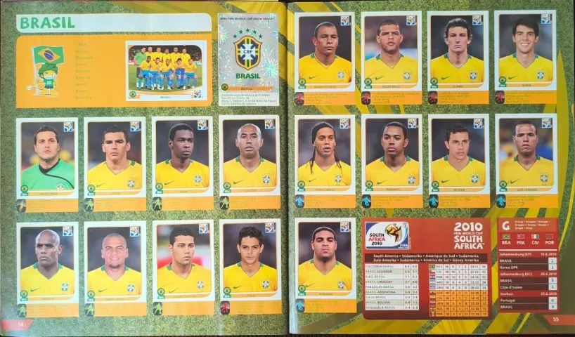 Álbum de figurinhas da Copa de 2010 - COMPLETO - Foto 3