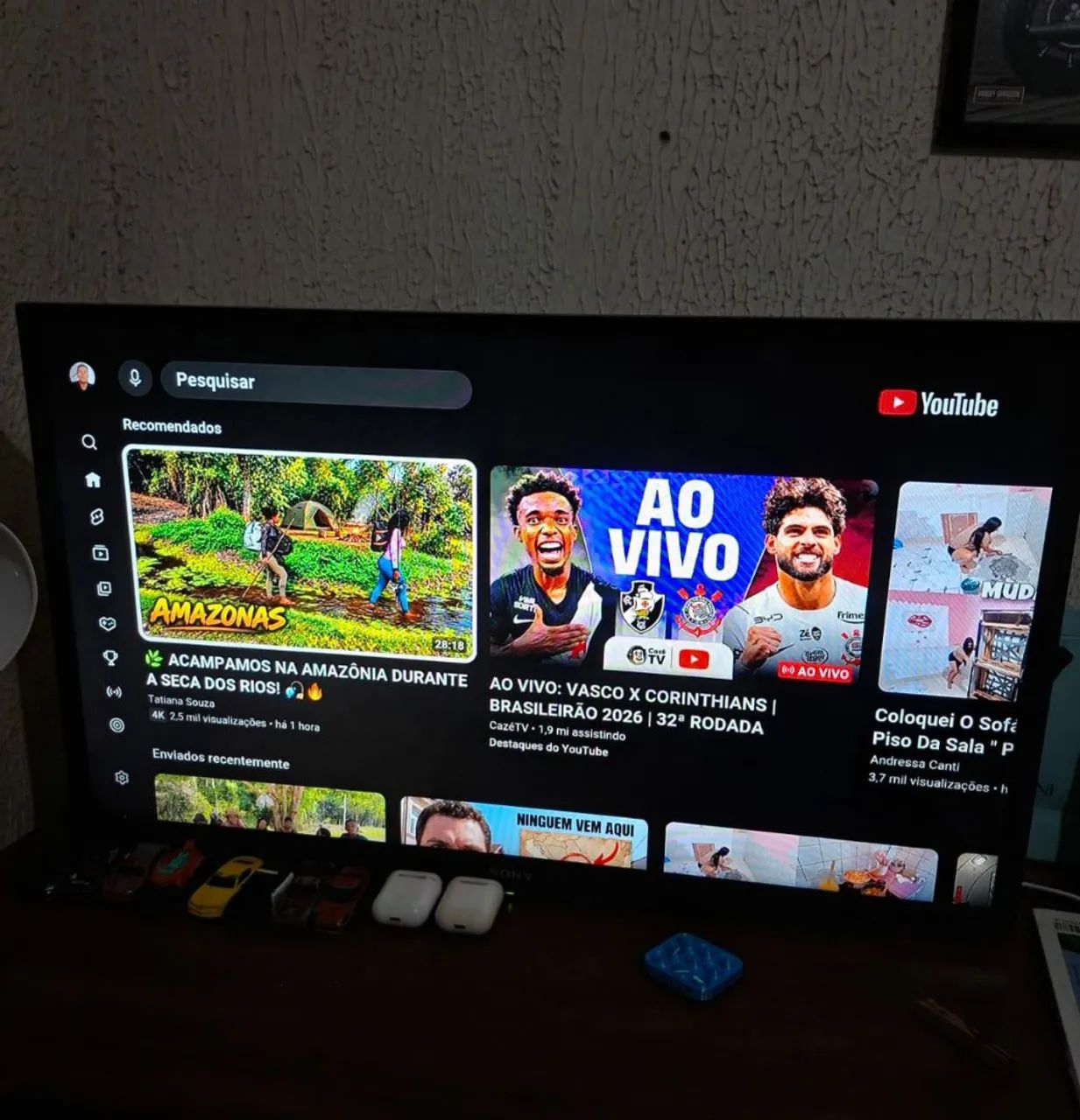 Tv Sony 32 Polegadas, não é smart mas vai com aparelho androque transforma em uma smart tv - Foto 3