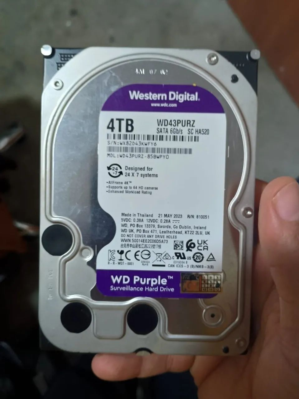 Hds 4TB E 2 TB