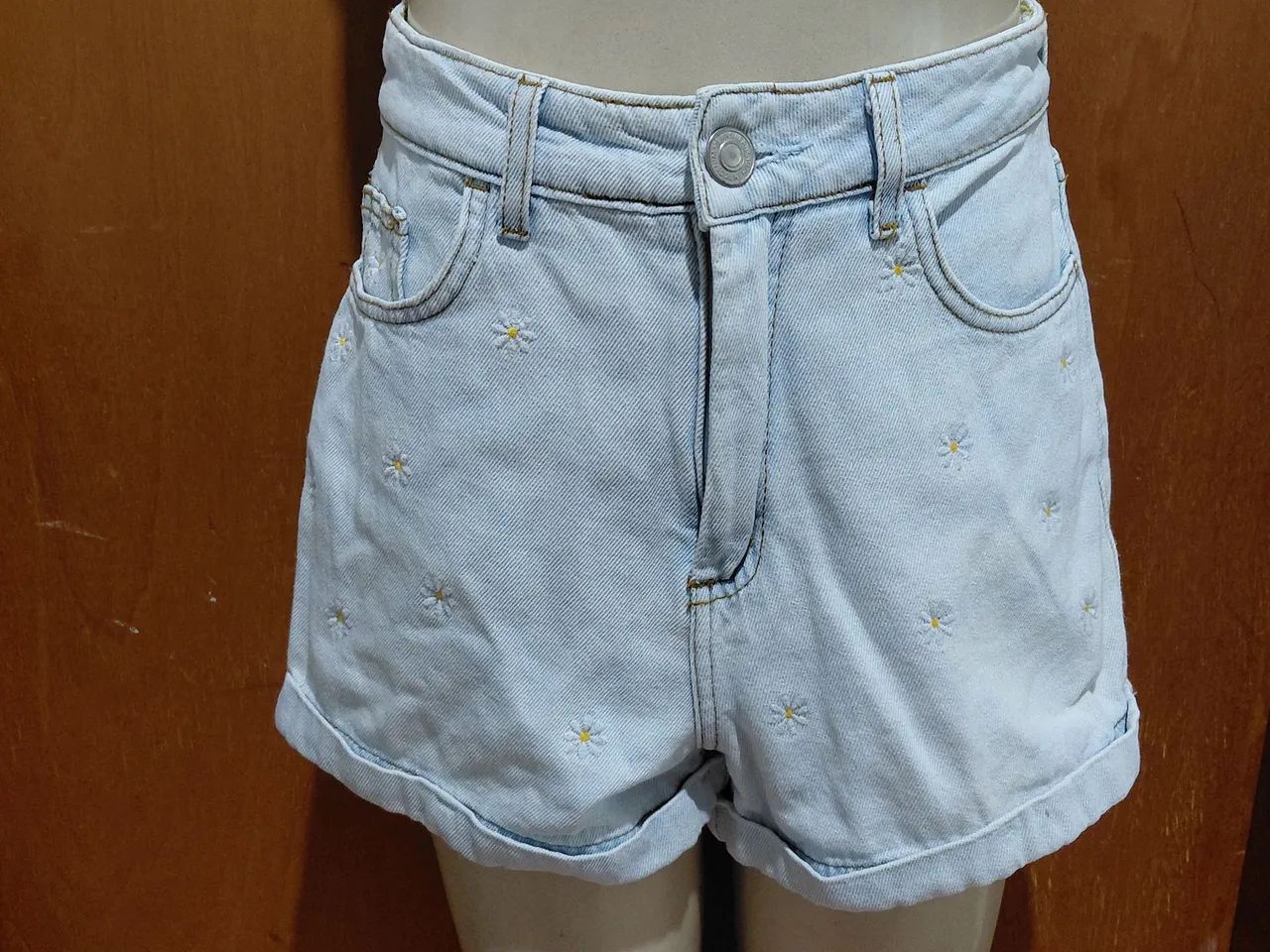 Bermuda jeans feminina florida