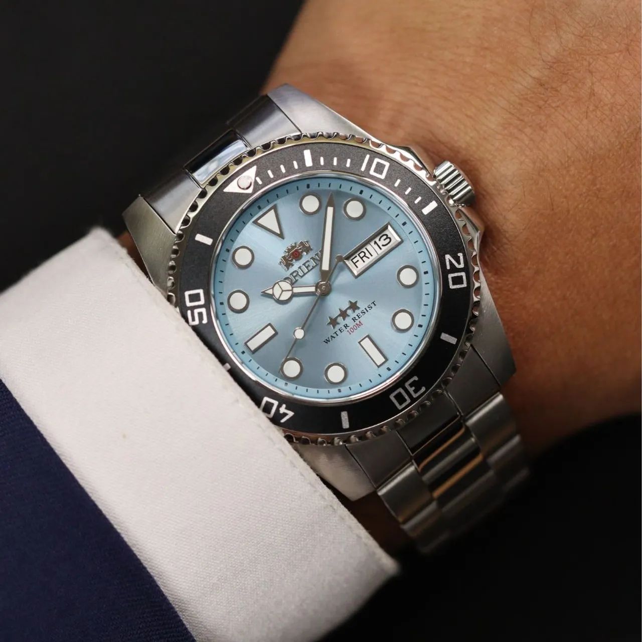 Relógio Orient automático Submariner 42mm seminovo (Cód. nh3ss010 a1sx) - Foto 2