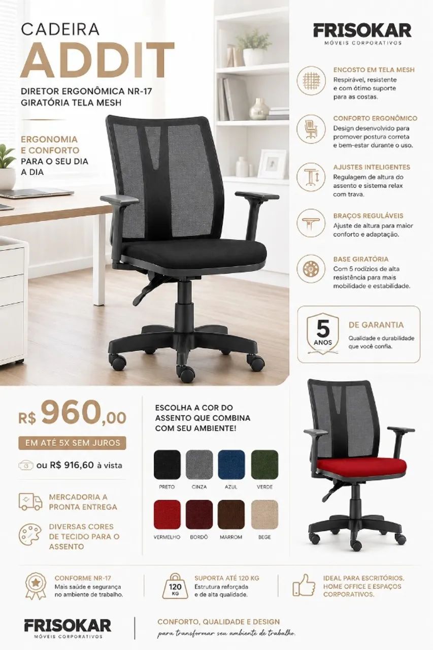 cadeira para escritório 