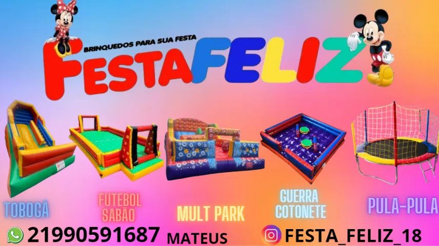 LOCAÇÃO DE BRINQUEDOS