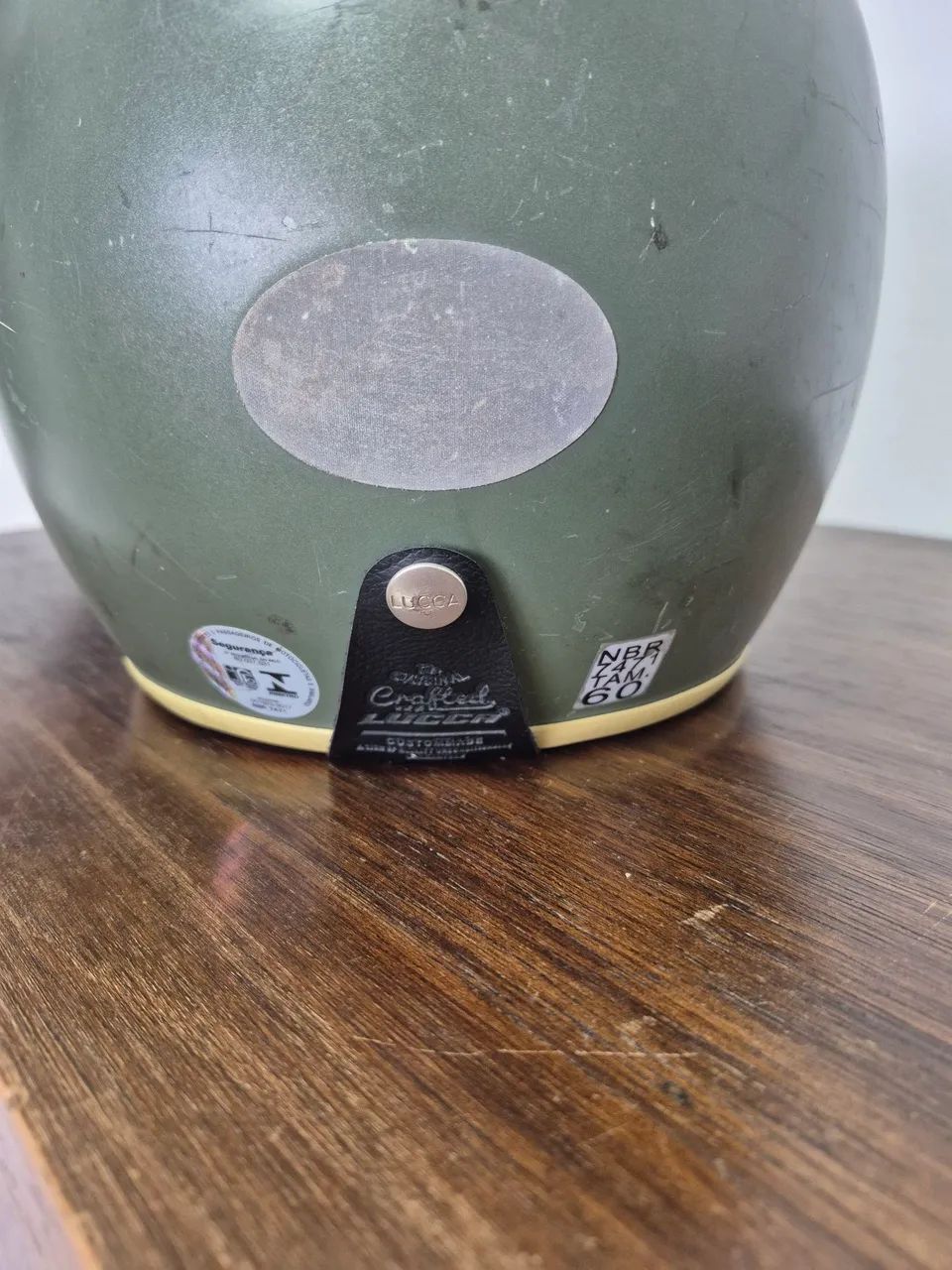 Capacete old school aberto lucca custom - Foto 4