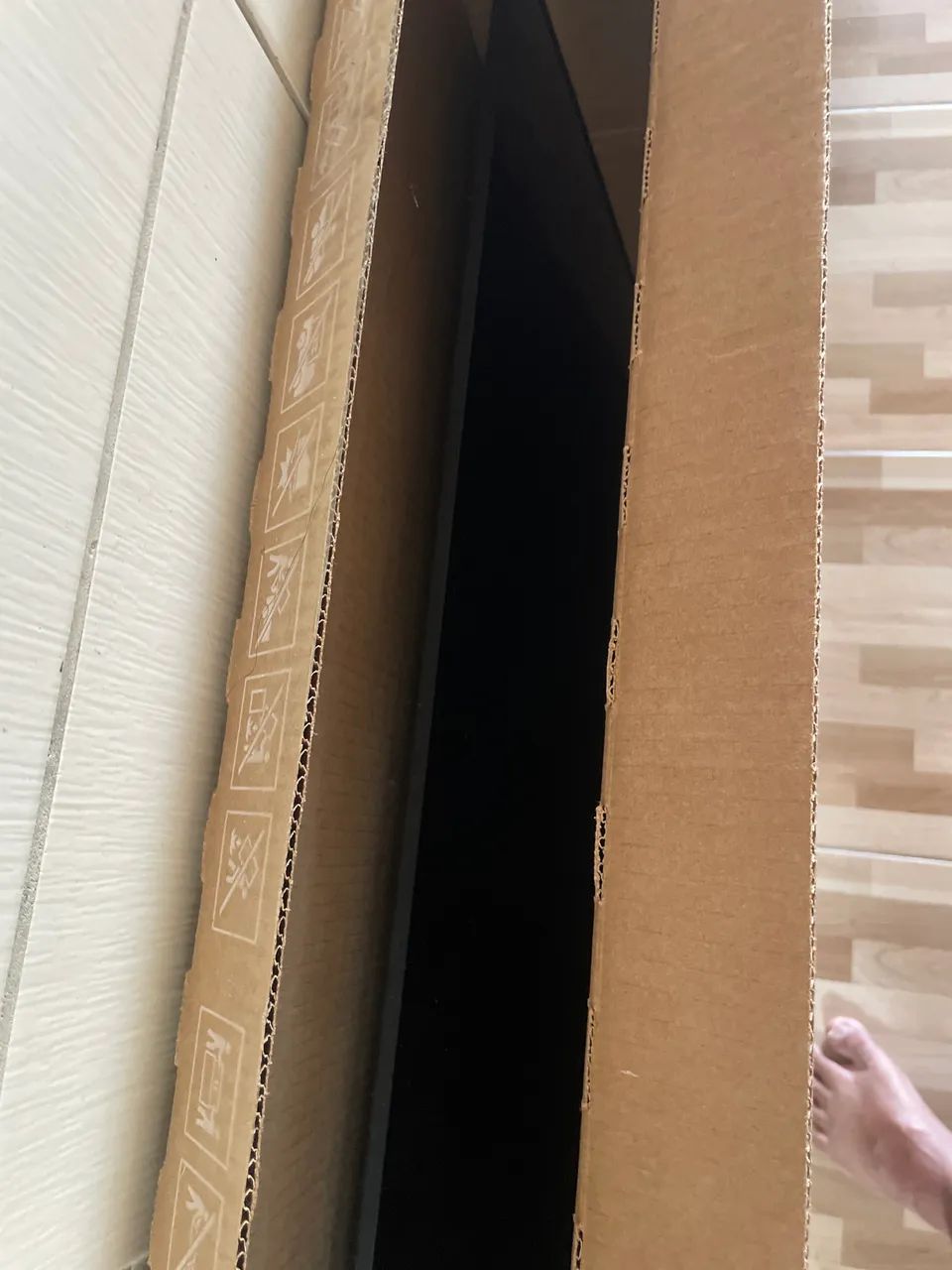 TV LG 50 polegadas com defeito de tela 