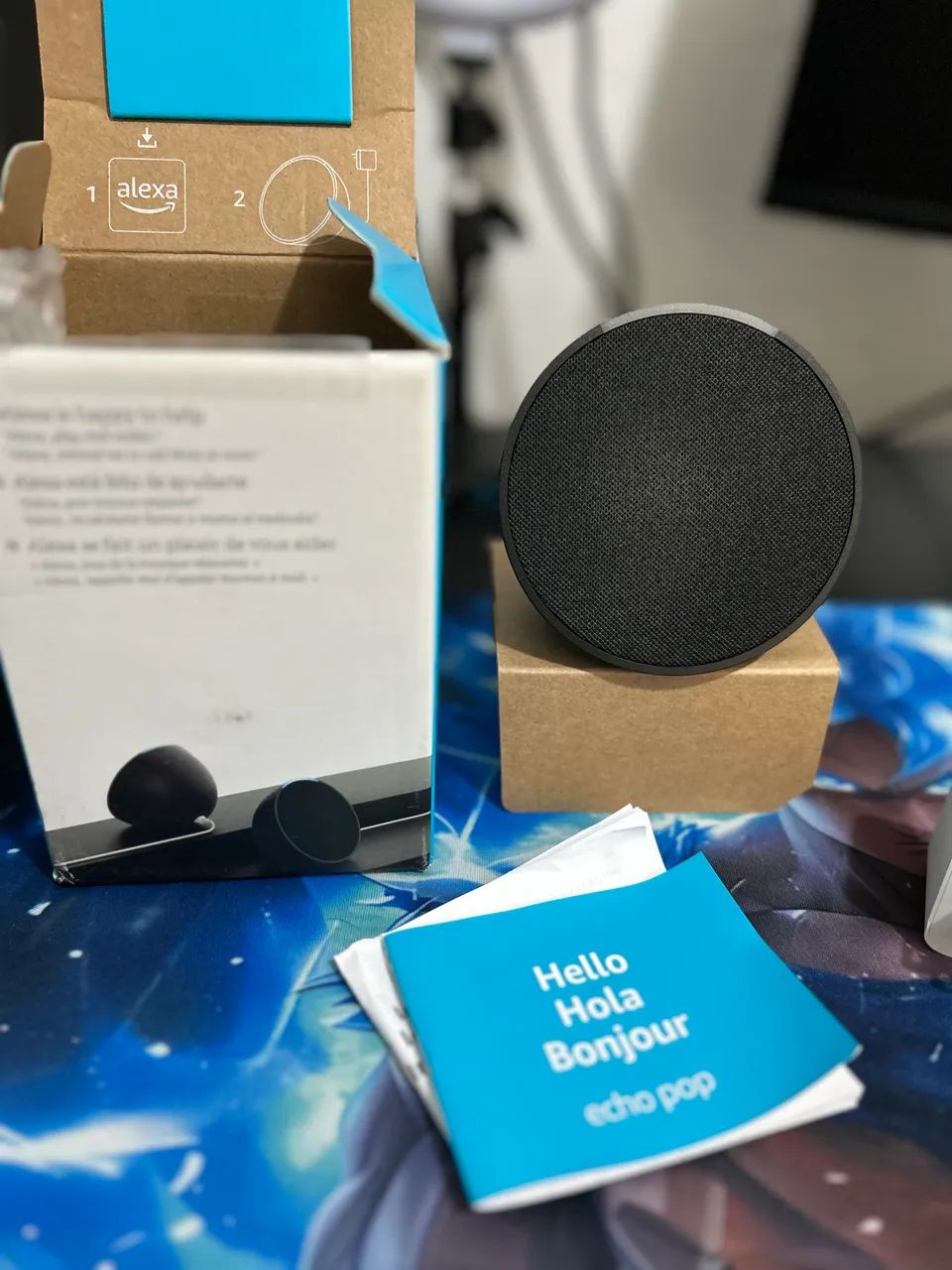 Amazon Echo Pop com Alexa (Preta). Com NF. - Foto 4