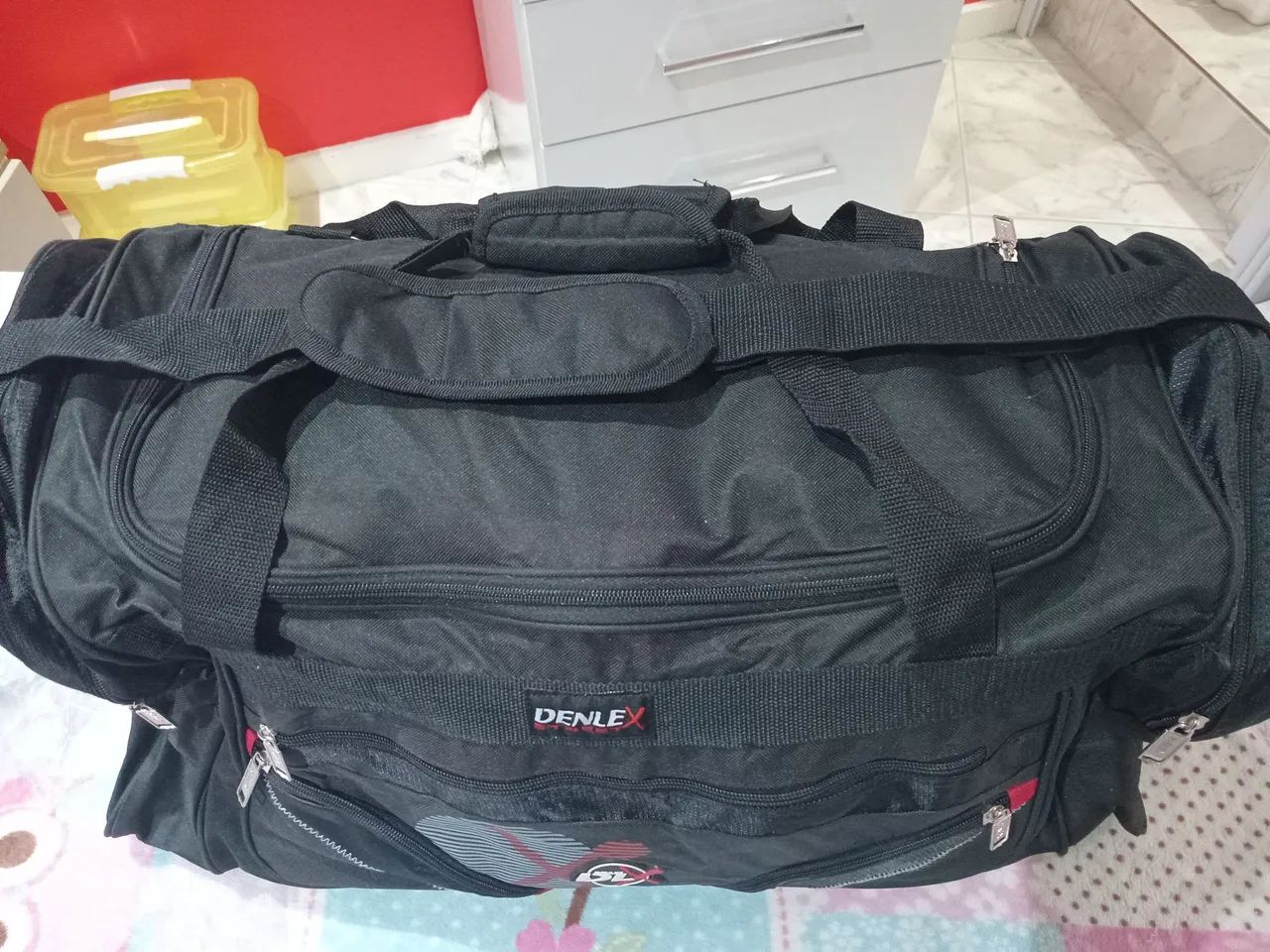 Mala de viagem 80 litros 100% poliester - Foto 2