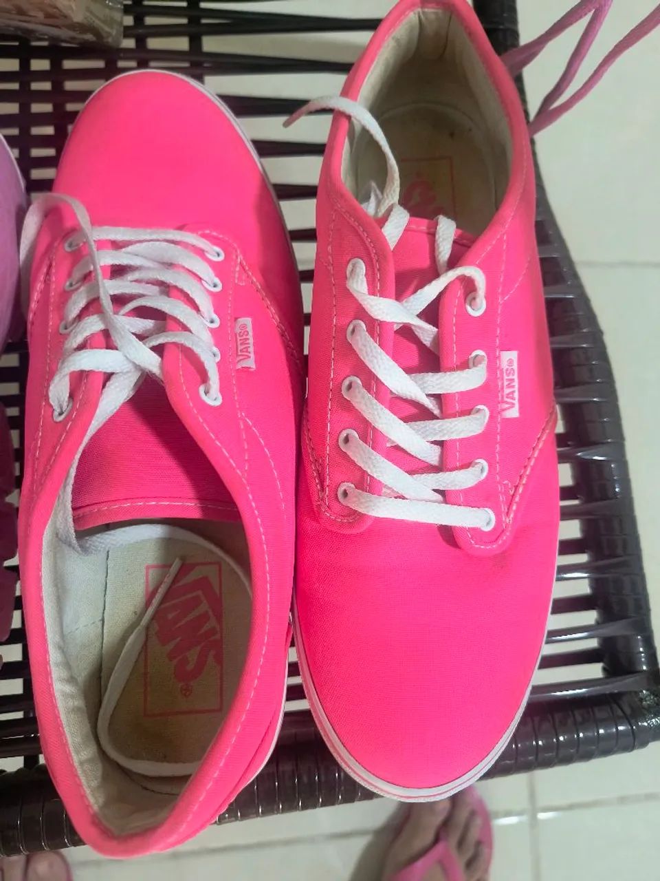 Tênis rosa vans