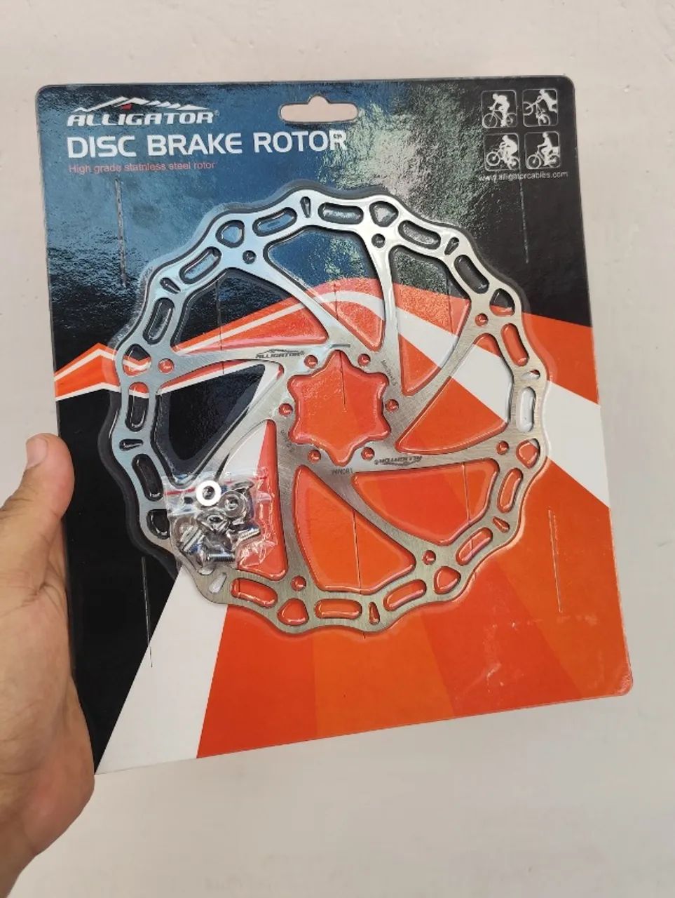 Disco Rotor De Freio Alligator Crown 180mm