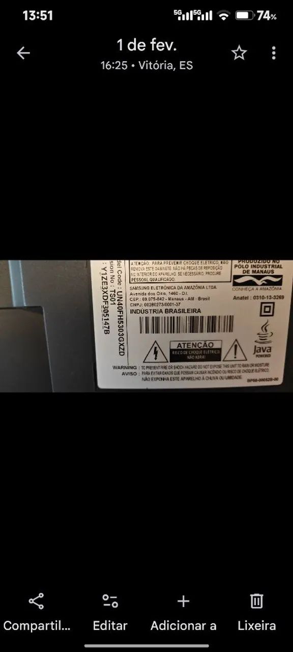 2 smart tv para conserto - Foto 4