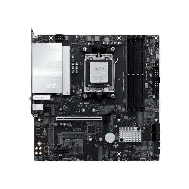 PLACA MÃE  MSI PRO B840M-P WIFI 6E NOVA COM NOTA FISCAL E GARANTIA! - Foto 2