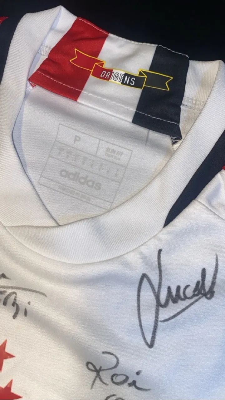 Camisa São Paulo 3023 autografada  - Foto 2
