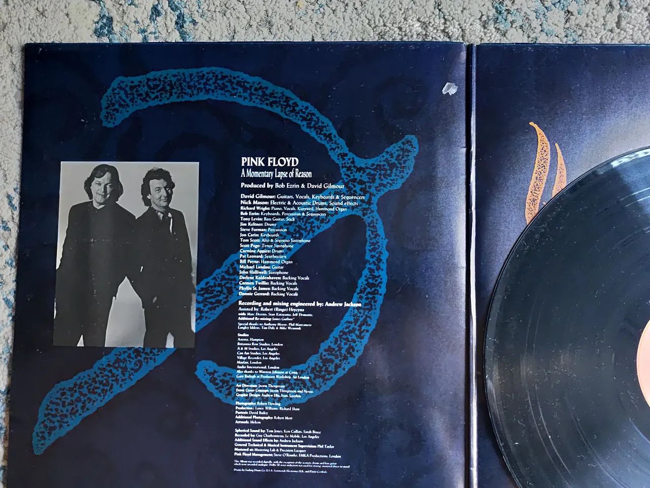 LP pink floyd - a Momentary lapse of reason - Foto 2