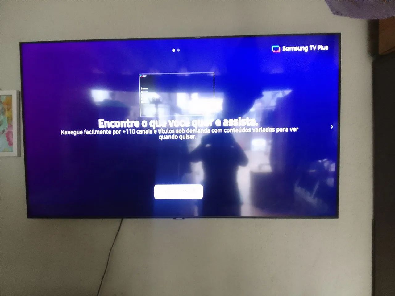 TV Samsung led  55 polegadas <br>55 polegadas<br>Simula 144 hz <br>Smart - Foto 3