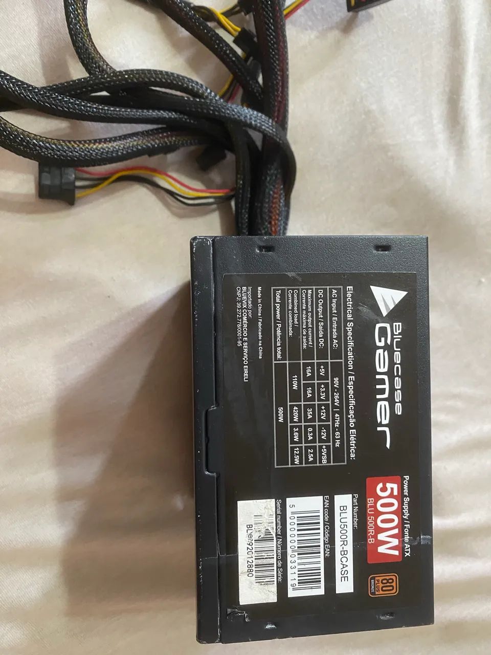 Fonte 500w 80 bronze 220v Bluecase