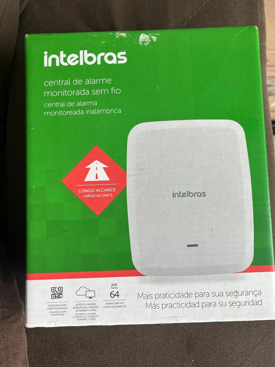 Alarme Intelbras na caixa