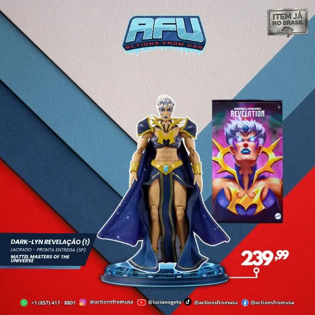 Dark-Lyn (Revelação) Mattel Mestres Do Universo Masterverse 