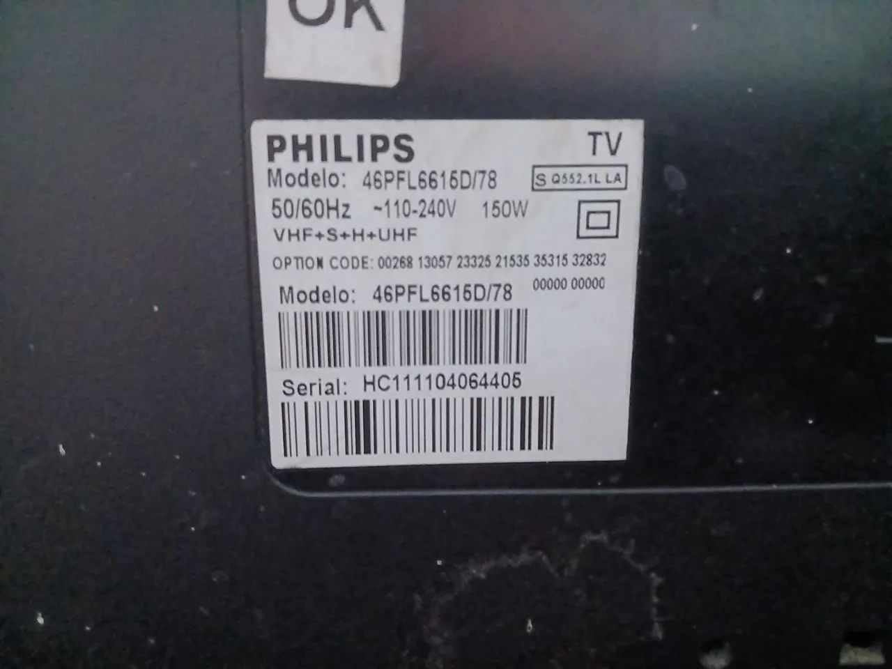 Tv plasma Philips 46 polegadas com defeito  - Foto 4