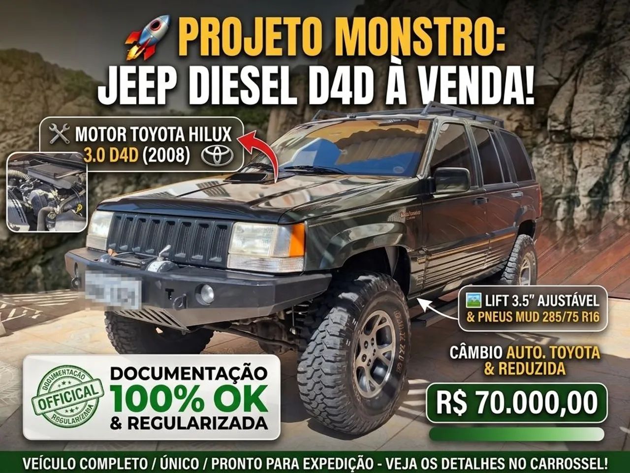 Jeep Grand Cherokee Limited 5.2 Aut. 1995