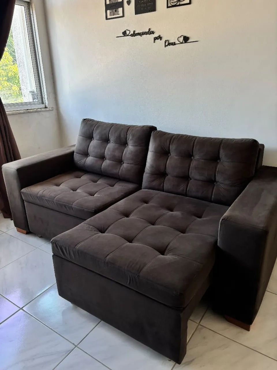 Sofa Roma cinza - Foto 2
