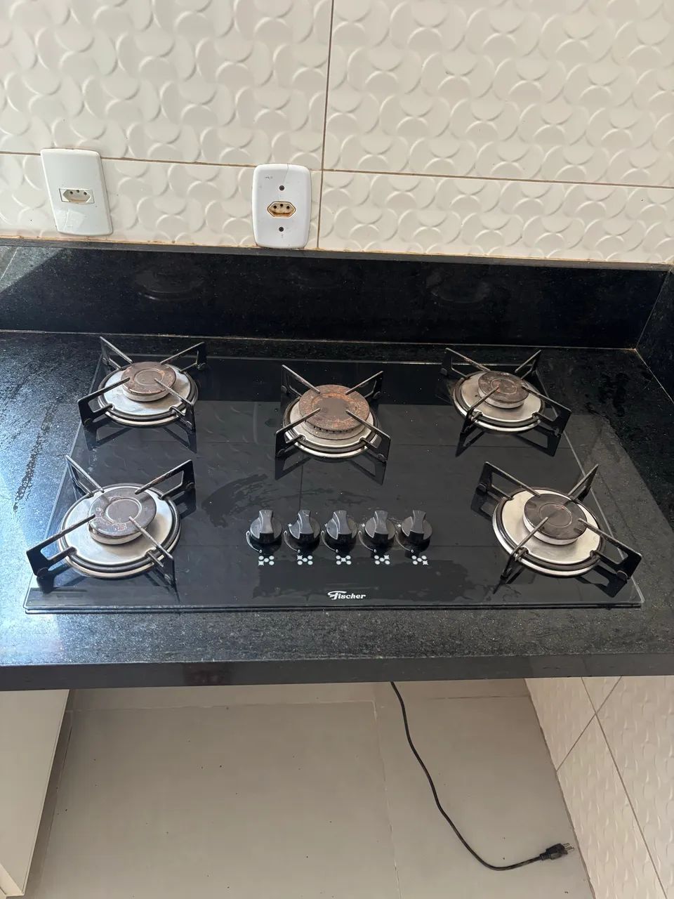 Fogão cooktop 5 bocas