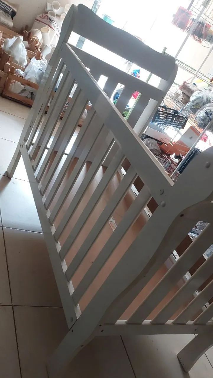 BERÇO AMERICANO BRANCO BRILHO  - Foto 2