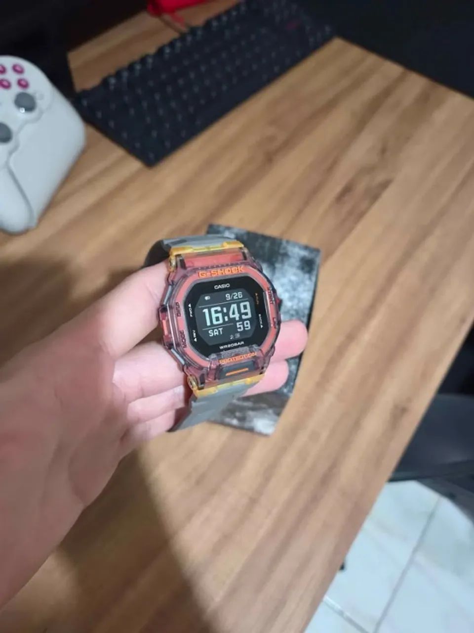 Relógio G-shock gbd-200sm-1a5dr - Foto 4