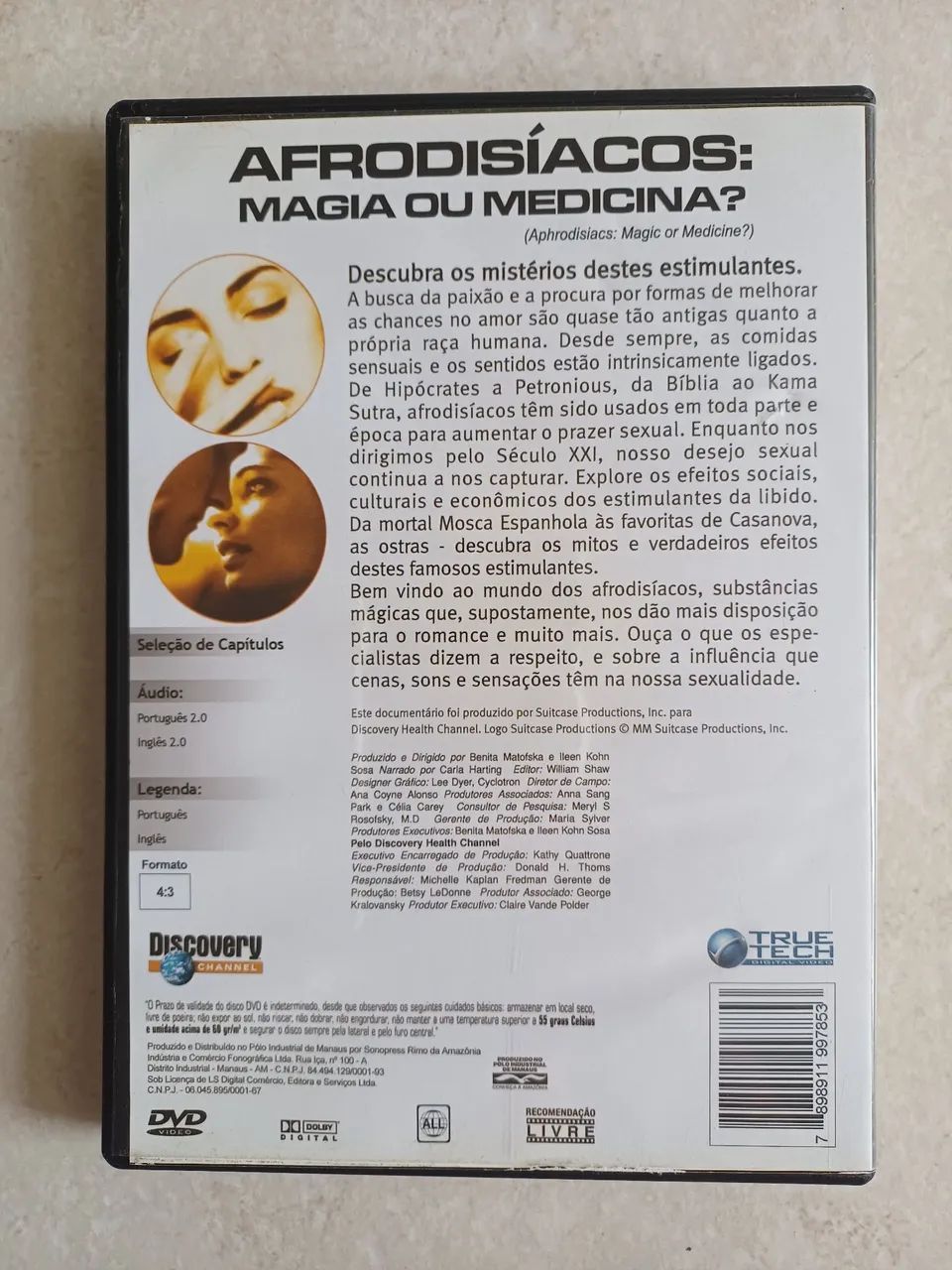 Afrodisíacos - documentario - DVD original - Foto 3