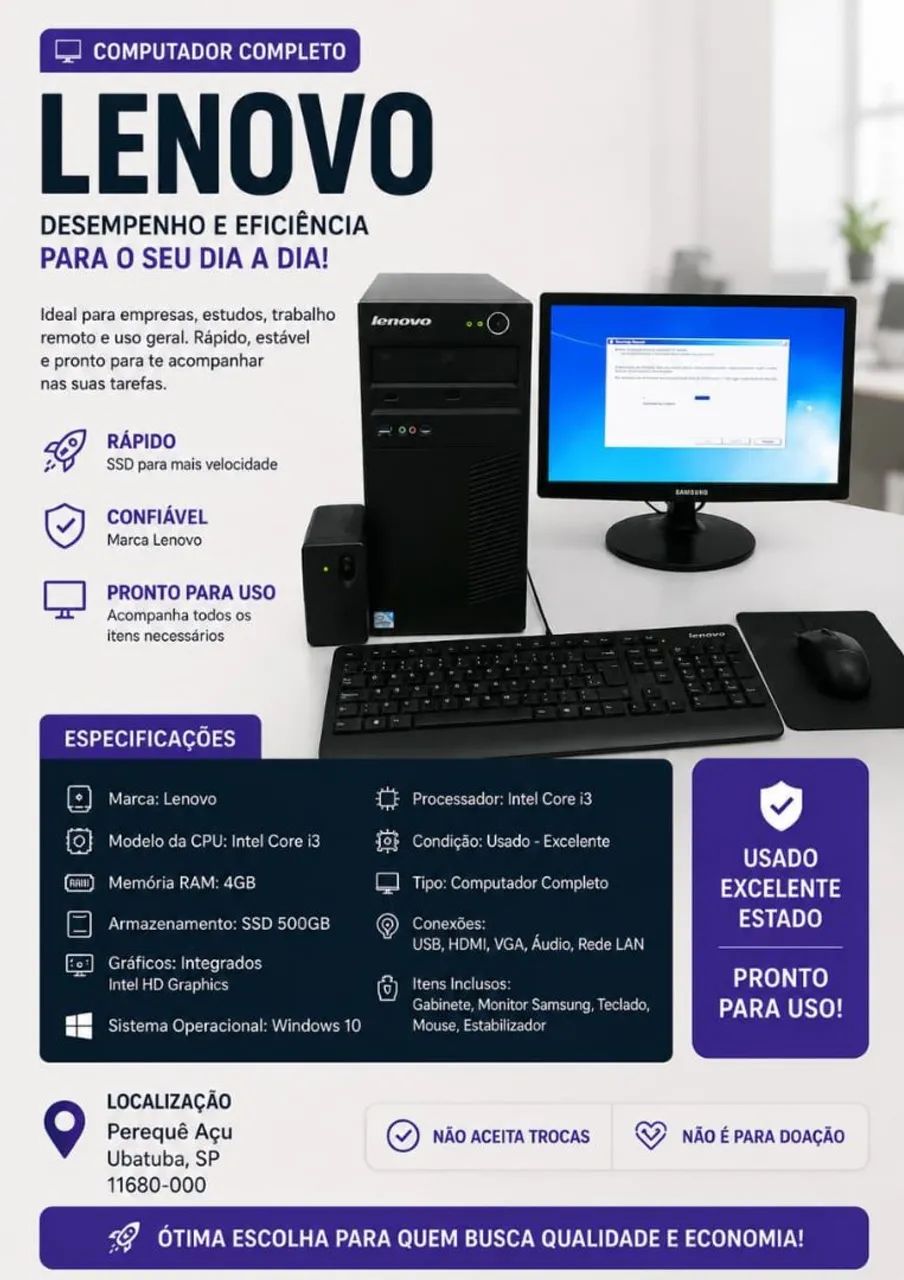Computador completo top 500,00 - Foto 2