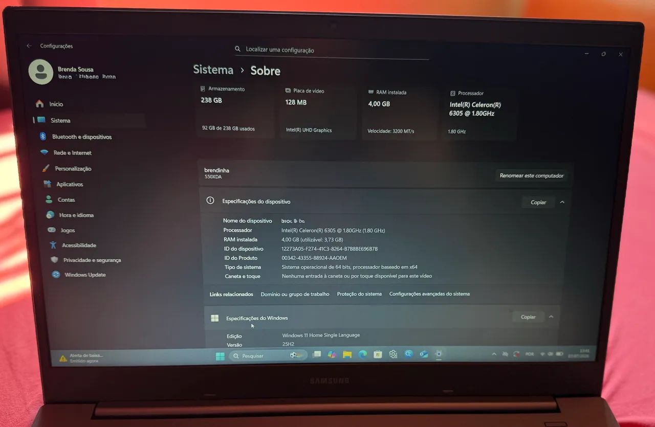 Samsung Book NP550XDA - Foto 5