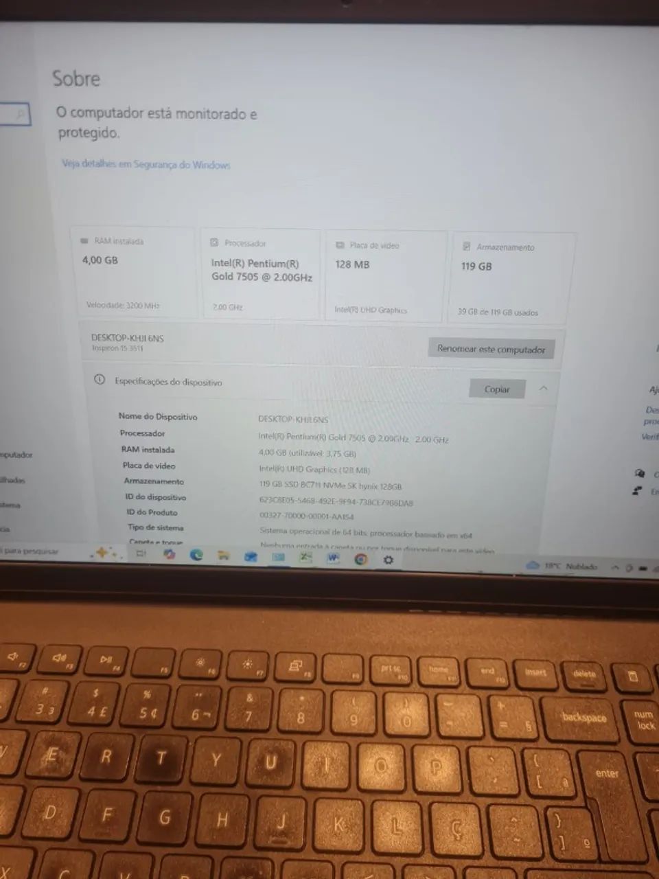 Notebook Dell muito novo e veloz - Foto 4