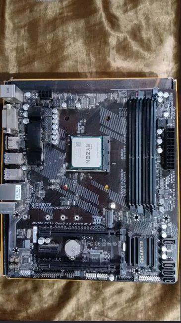 Kit placa mãe + processador ryzen 5 3400g - Foto 5
