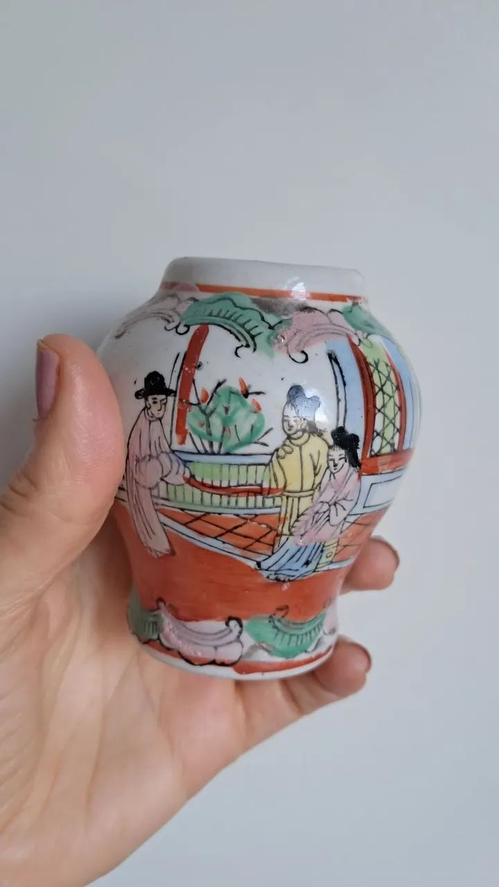 Vasinho chinês, 8 cm, em perfeito estado! - Foto 2