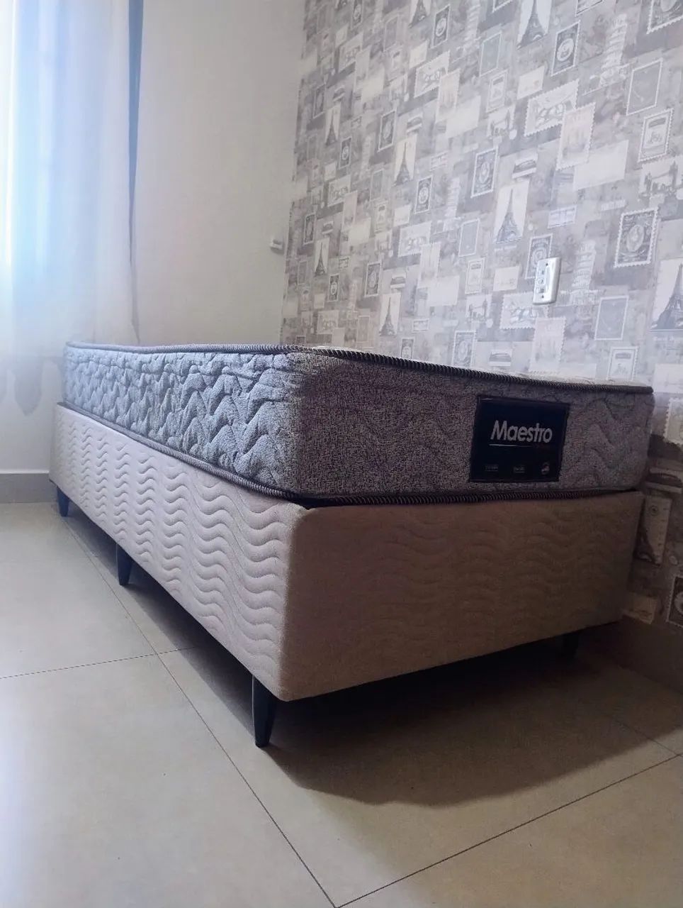Conjunto cama box solteiro 